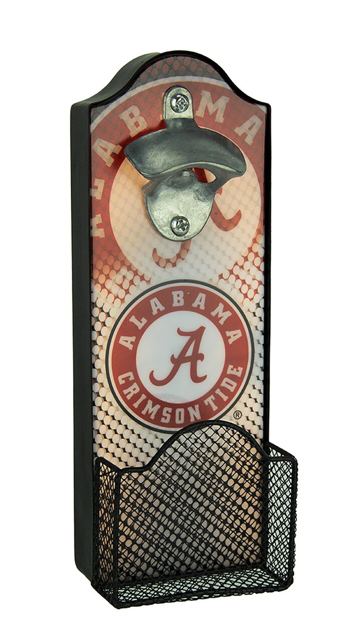 University of Alabama Crimson Tide LED Lighted Bottle Opener With Cap Catcher